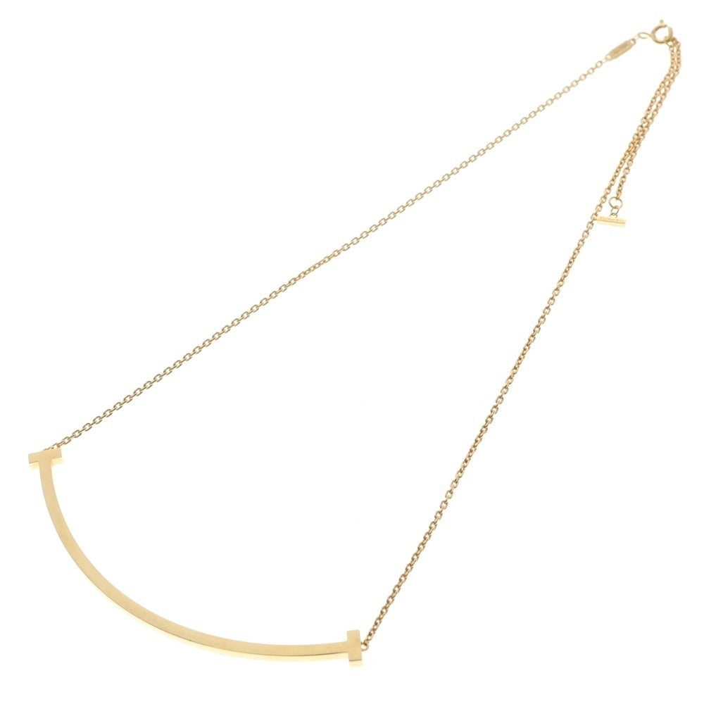 TIFFANY & Co.(ティファニー) K18スマイル ラージ ネックレス ペンダント ゴールド