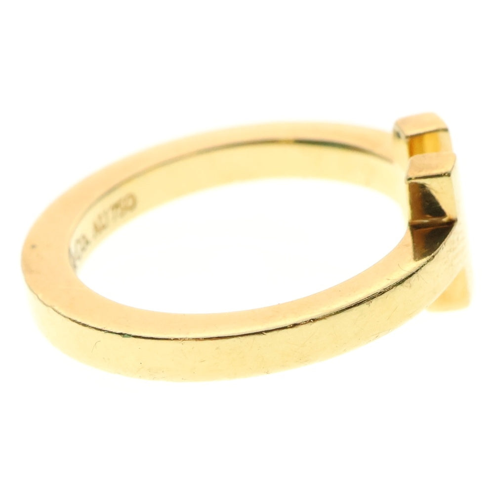 TIFFANY & Co.(ティファニー) K18 Tスクエア リング ゴールド