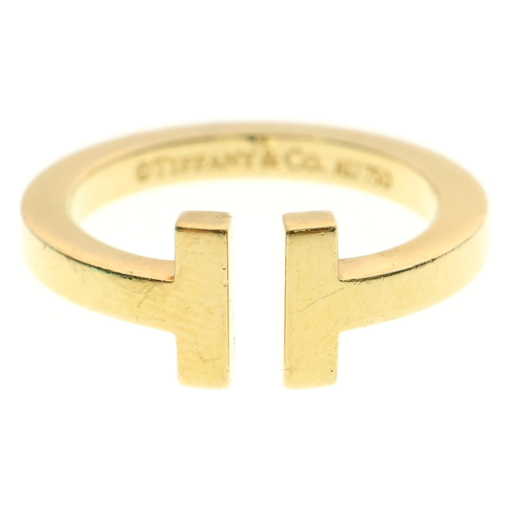 TIFFANY & Co.(ティファニー) K18 Tスクエア リング ゴールド