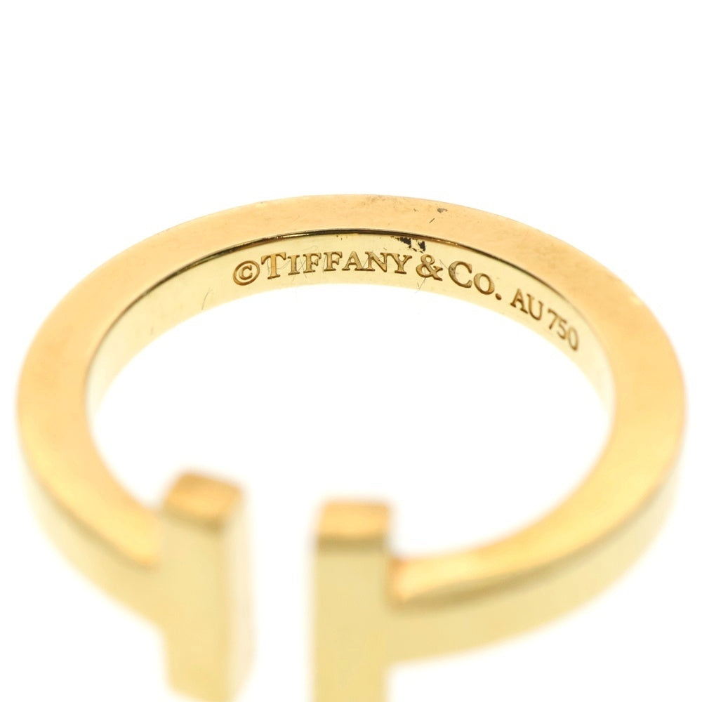 TIFFANY & Co.(ティファニー) K18 Tスクエア リング ゴールド