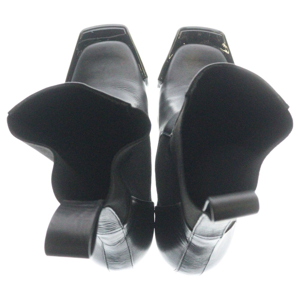 Rick Owens(リックオウエンス) Platformskiss Grill Kiss Boots プラットフォーム グリル キスブーツ ブラック RU02C7825 LWNGR0