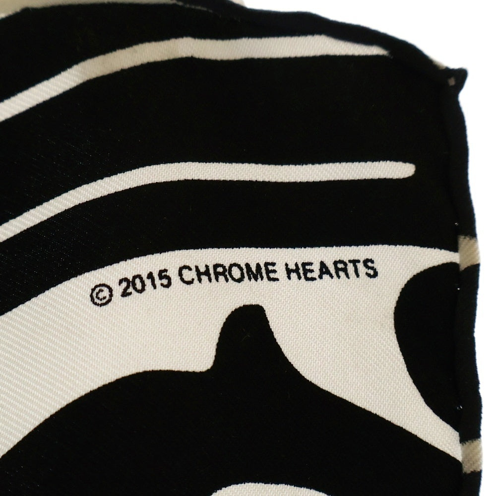 CHROME HEARTS(クロムハーツ) CH SCARF 総柄 クロスモチーフシルクスカーフ マルチ