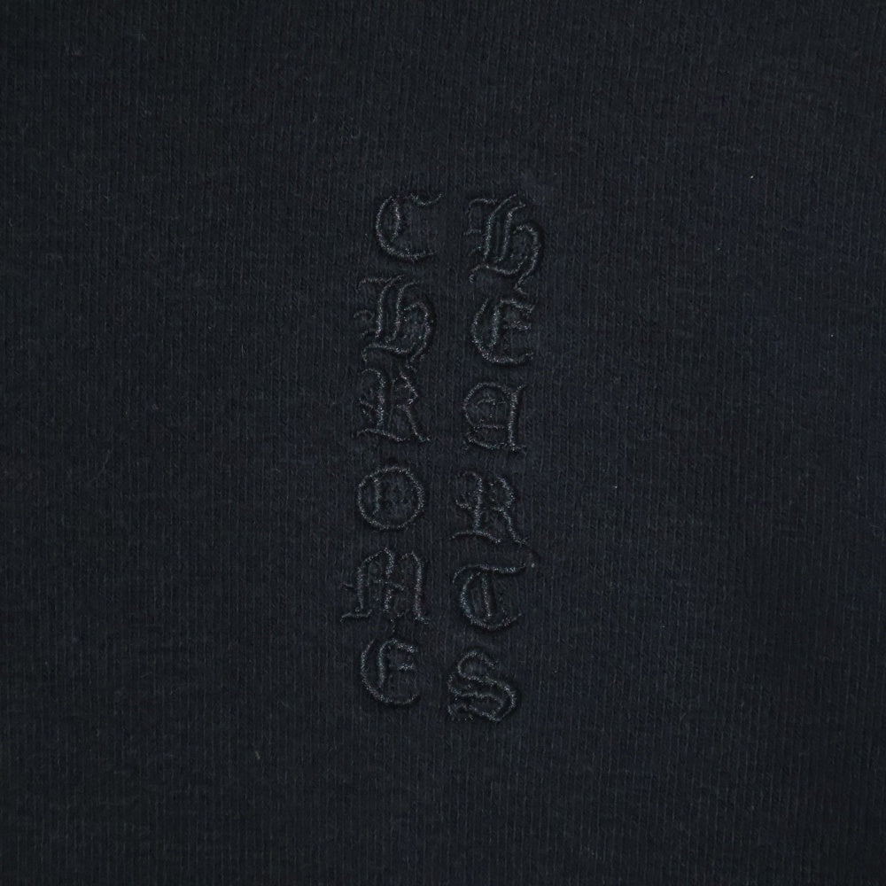 CHROME HEARTS(クロムハーツ) GRP Y NOT ロゴ刺繍CHプラスパッチプルオーバーパーカー ブラック