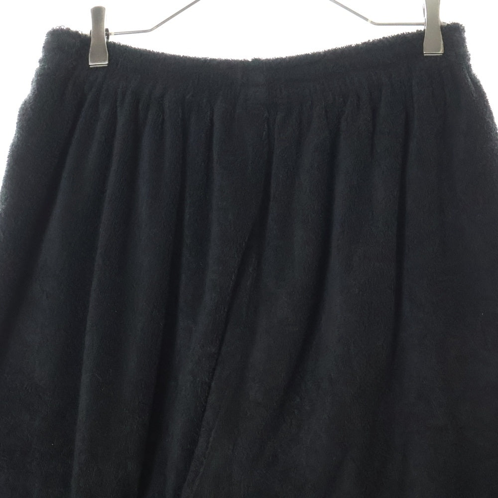 BALENCIAGA(バレンシアガ) 24SS ロゴ刺繍 パイル地ショートパンツ ブラック 794850 TQP11
