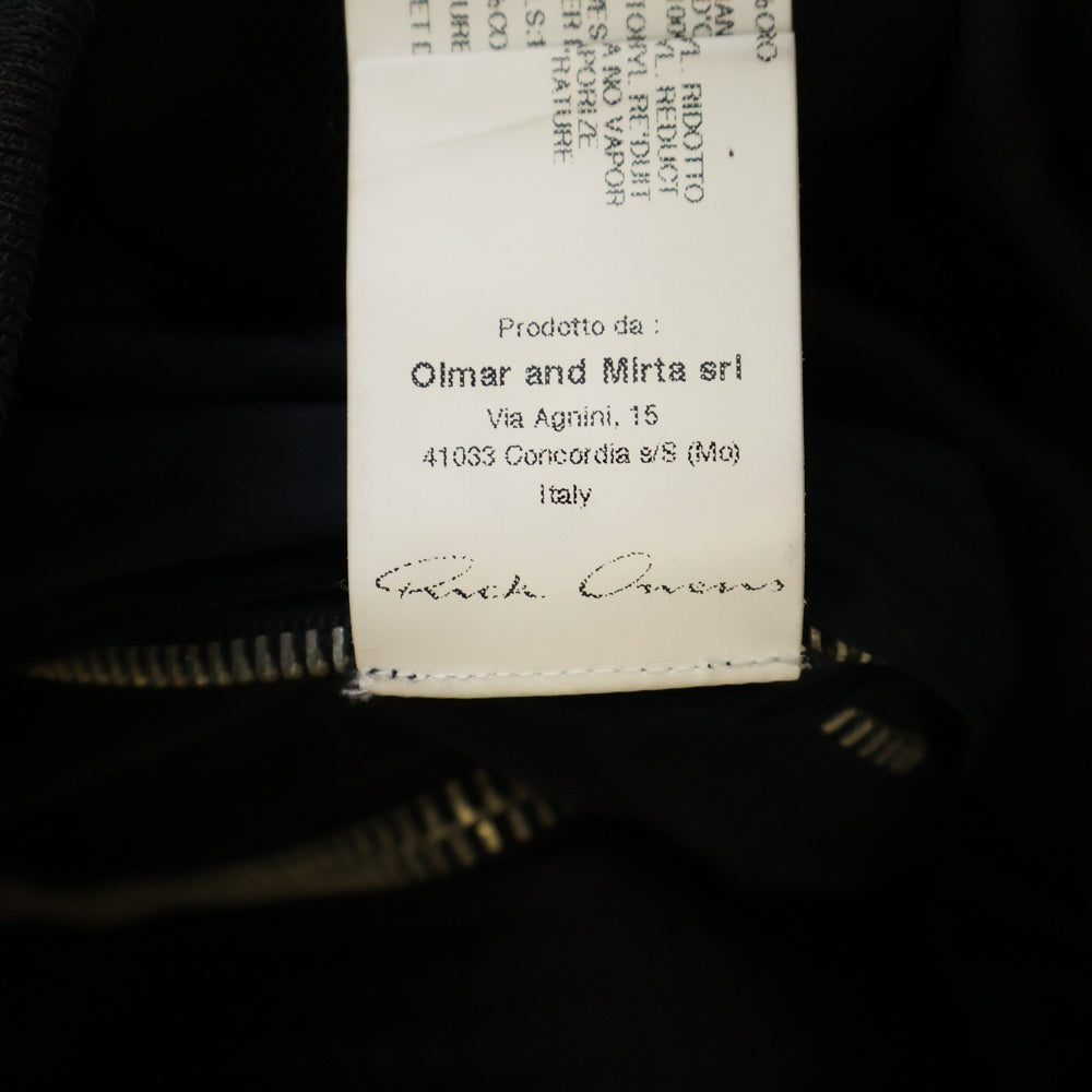 Rick Owens(リックオウエンス) WAVE ZIP BOMBER JACKET FLIGHT ウェーブジップ フライトボンバージャケット ブラック