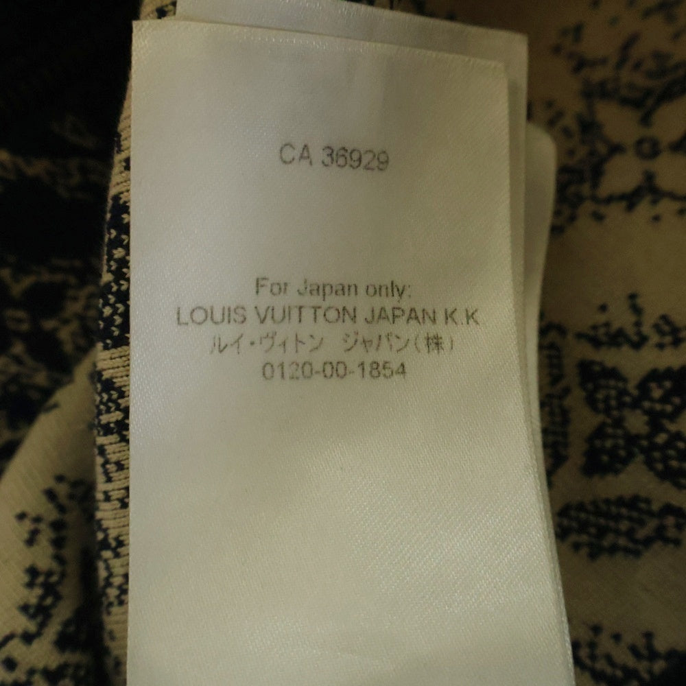 LOUIS VUITTON(ルイヴィトン) 23AW テクニカルコットン ジップタンクトップ モノグラム ジャガードニットジャケット トラックジャケット ネイビー 1ABJEQ RM232M Z38 HPN20W