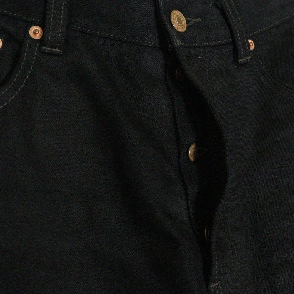 BALENCIAGA(バレンシアガ) 21AW デストロイバギーデニムパンツ 664265 TJW58 ブラック