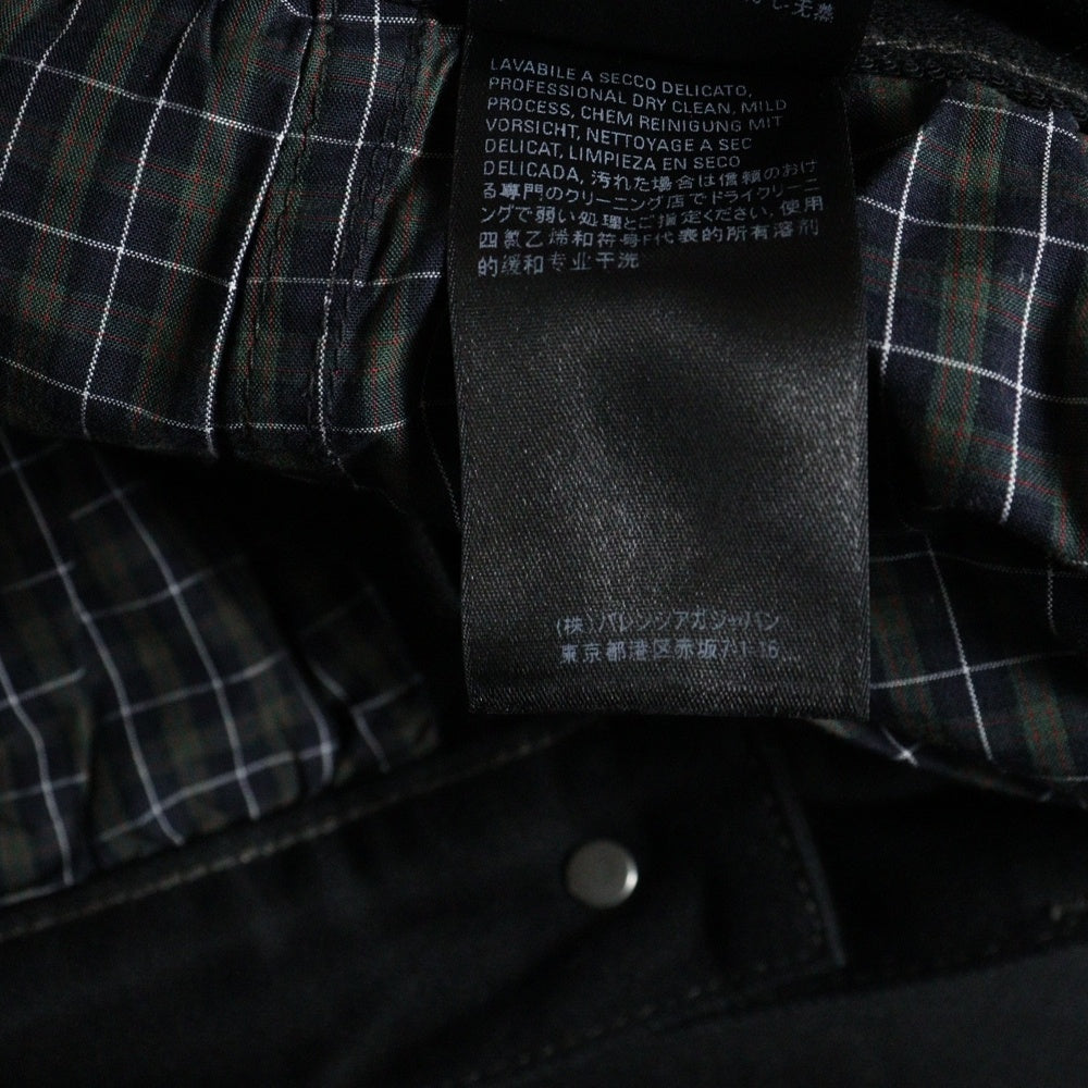 BALENCIAGA(バレンシアガ) 21AW デストロイバギーデニムパンツ 664265 TJW58 ブラック
