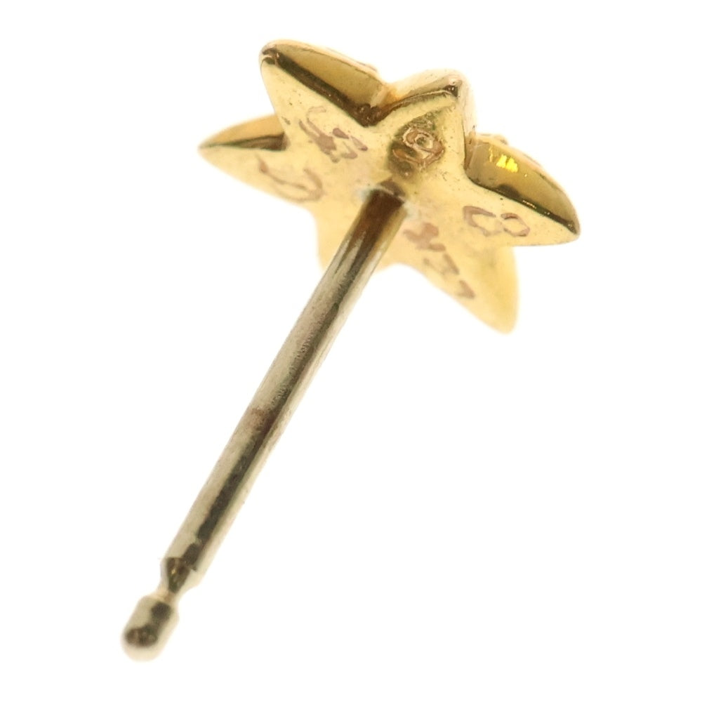 CHROME HEARTS(クロムハーツ) 22K CO STAR DMND スタースタッド 1ダイヤ ゴールドピアス イエローゴールド