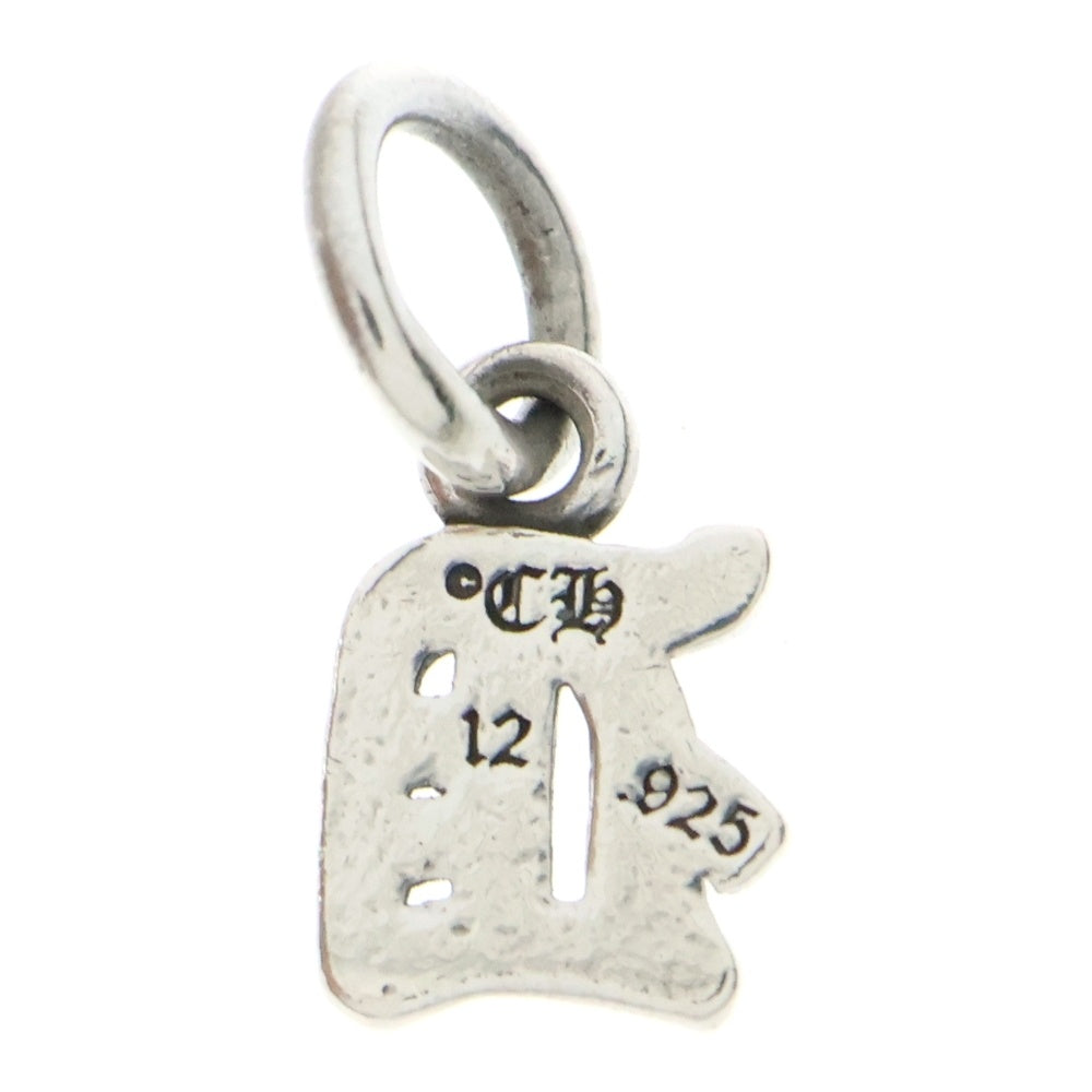 CHROME HEARTS(クロムハーツ) ALPHABET MINI D アルファベットミニ ディー ペンダットトップ シルバー
