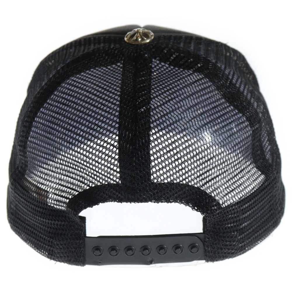 CHROME HEARTS(クロムハーツ) TRUCKER CAP CHパッチメッシュトラッカーキャップ クロスボール付 帽子 ブラック