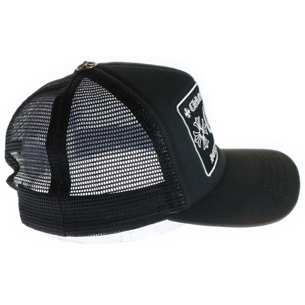 CHROME HEARTS(クロムハーツ) TRUCKER CAP CHパッチメッシュトラッカーキャップ クロスボール付 帽子 ブラック