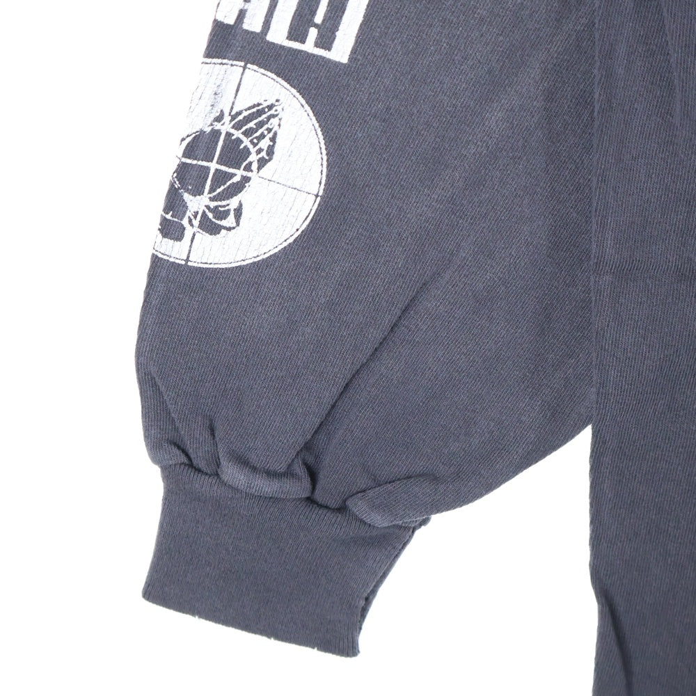 SAINT MICHAEL(セントマイケル) 25SS × FEAR OF GOD SNT OF GOD FG_LS TEE フィアオブゴッド セントオブゴッド 両面プリント クルーネック 長袖Tシャツ カットソー SM-HR8-0000-C02