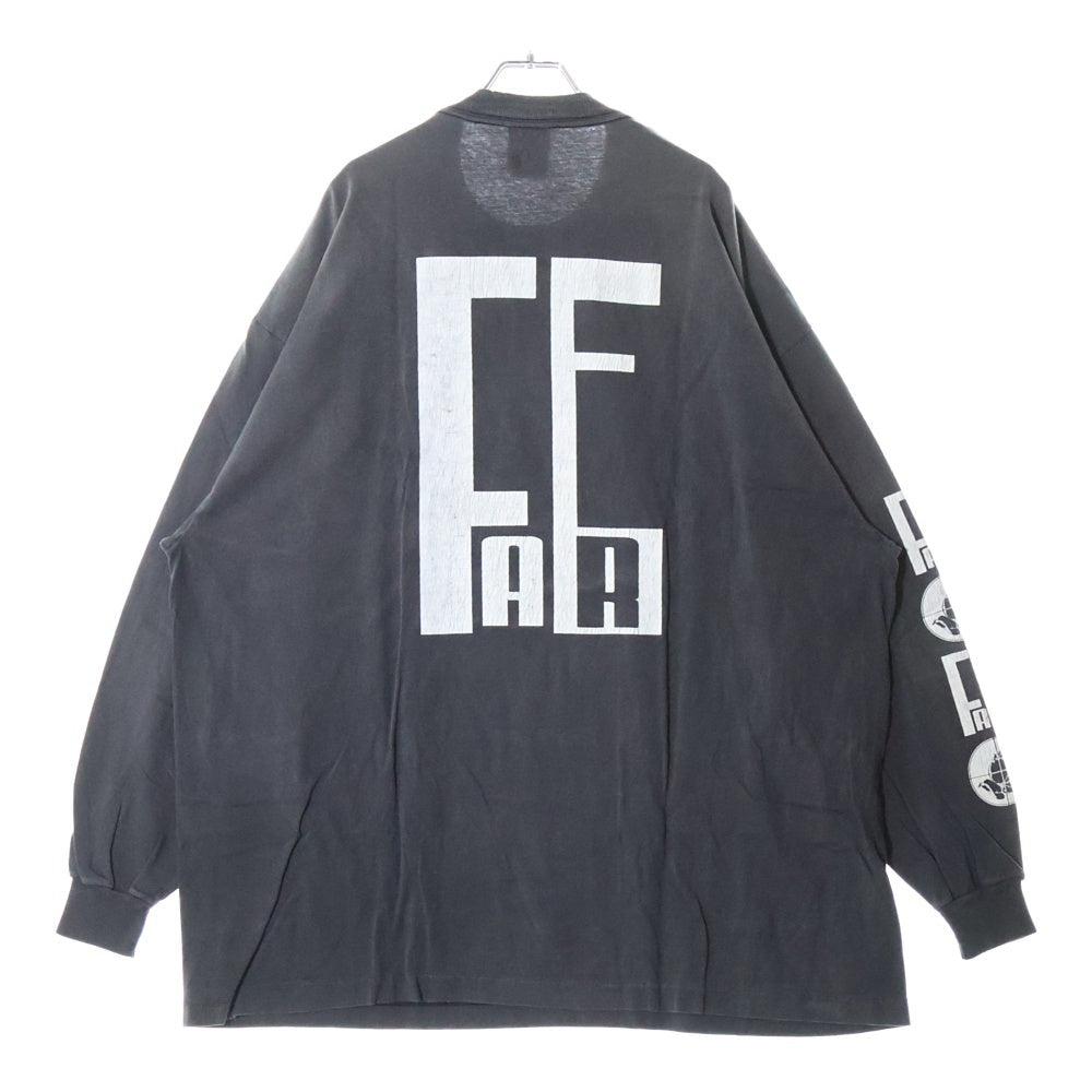 SAINT MICHAEL(セントマイケル) 25SS × FEAR OF GOD SNT OF GOD FG_LS TEE フィアオブゴッド セントオブゴッド 両面プリント クルーネック 長袖Tシャツ カットソー SM-HR8-0000-C02