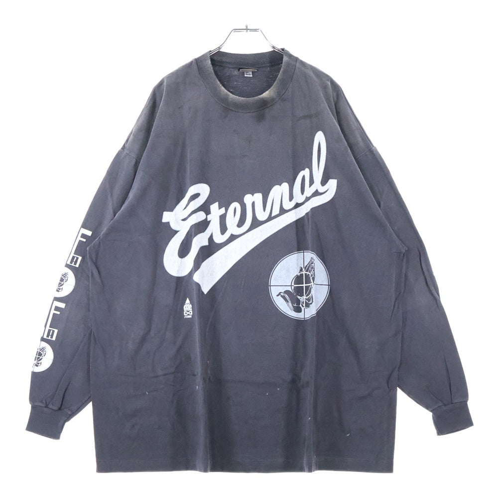 SAINT MICHAEL(セントマイケル) 25SS × FEAR OF GOD SNT OF GOD FG_LS TEE フィアオブゴッド セントオブゴッド 両面プリント クルーネック 長袖Tシャツ カットソー SM-HR8-0000-C02