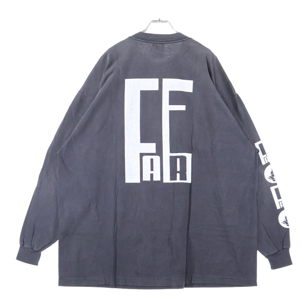 SAINT MICHAEL(セントマイケル) 25SS × FEAR OF GOD SNT OF GOD FG_LS TEE フィアオブゴッド セントオブゴッド 両面プリント クルーネック 長袖Tシャツ カットソー SM-HR8-0000-C02
