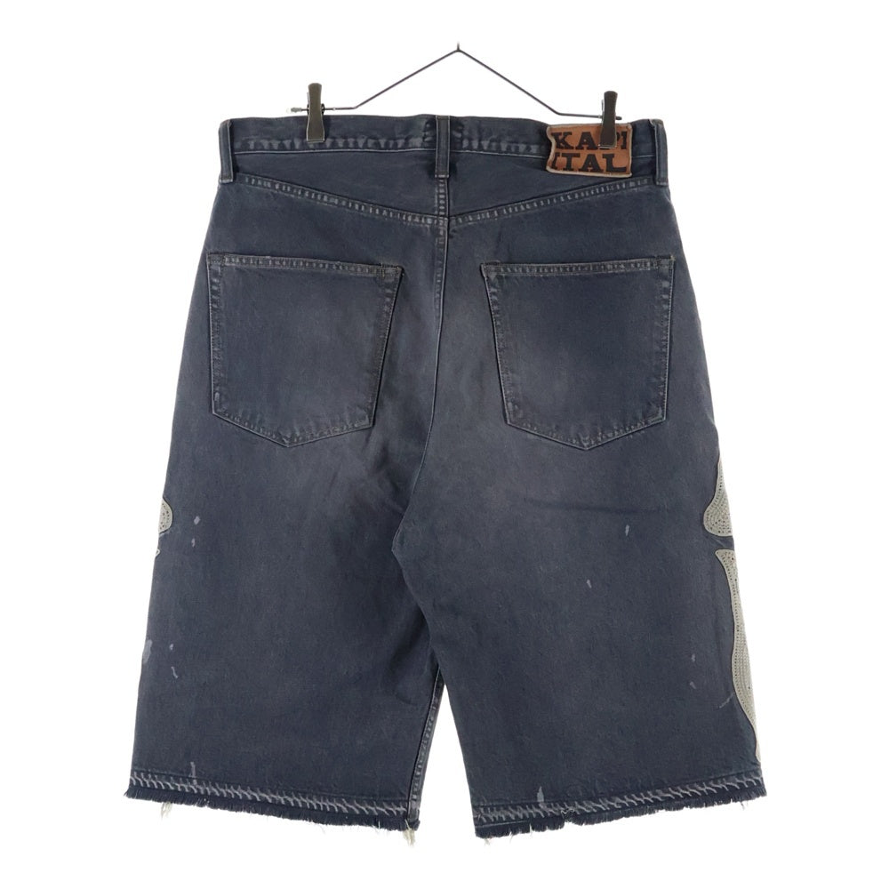 KAPITAL(キャピタル) 14oz Denim 5P Shorts デニムボーンハーフパンツ EK-1449SPA グレー
