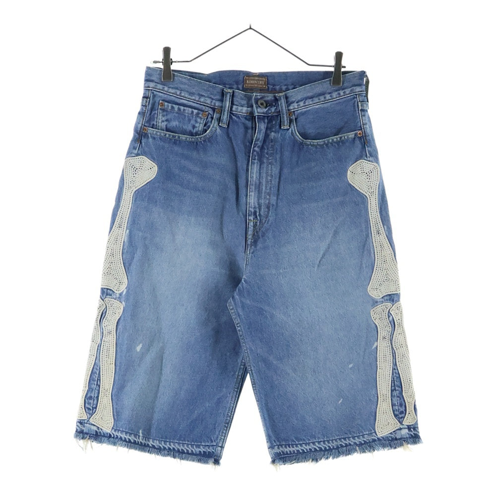 KAPITAL(キャピタル) 14oz Denim 5P Shorts デニムボーンハーフパンツ EK-1448SPA ブルー