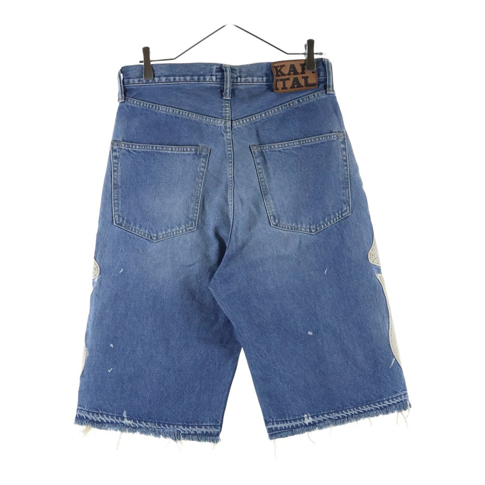 KAPITAL(キャピタル) 14oz Denim 5P Shorts デニムボーンハーフパンツ EK-1448SPA ブルー