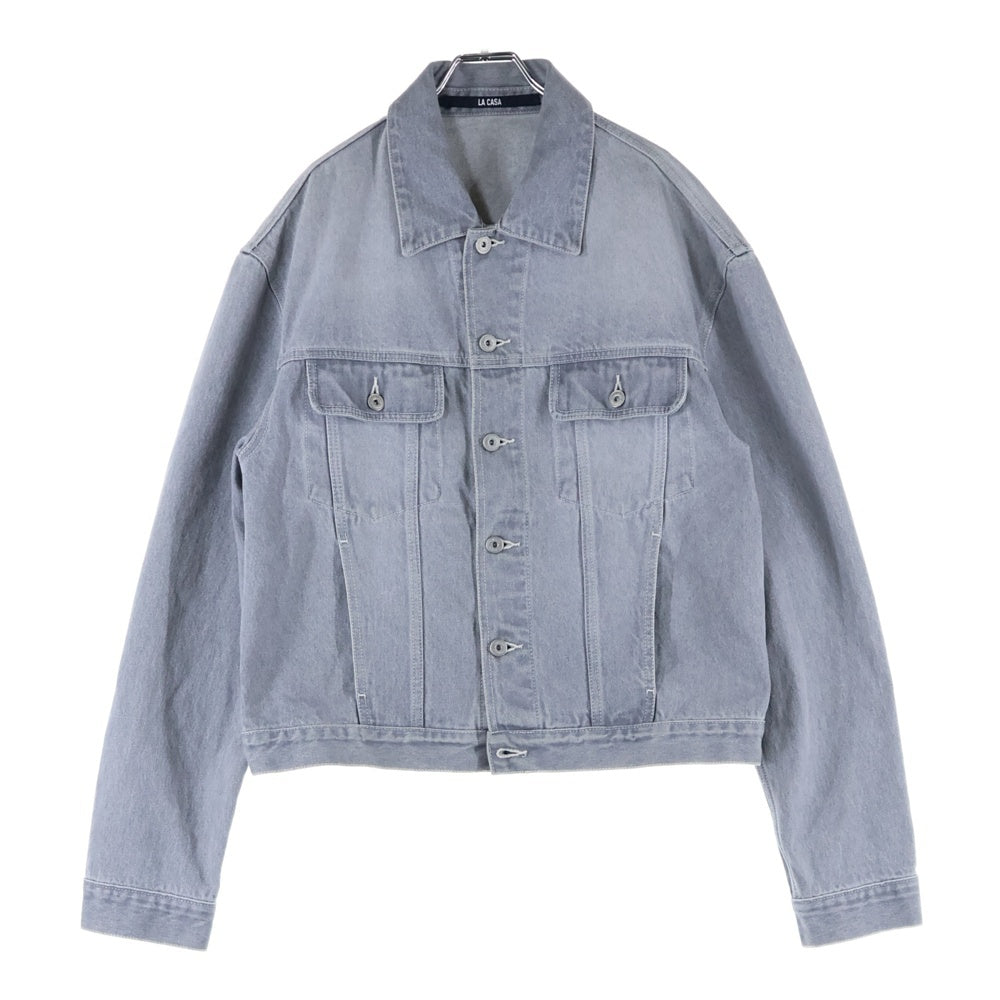 JACQUEMUS(ジャックムス) 24AW La Veste De Nimes Jacket 246DE027-1653-95A デニムジャケット ライトグレー