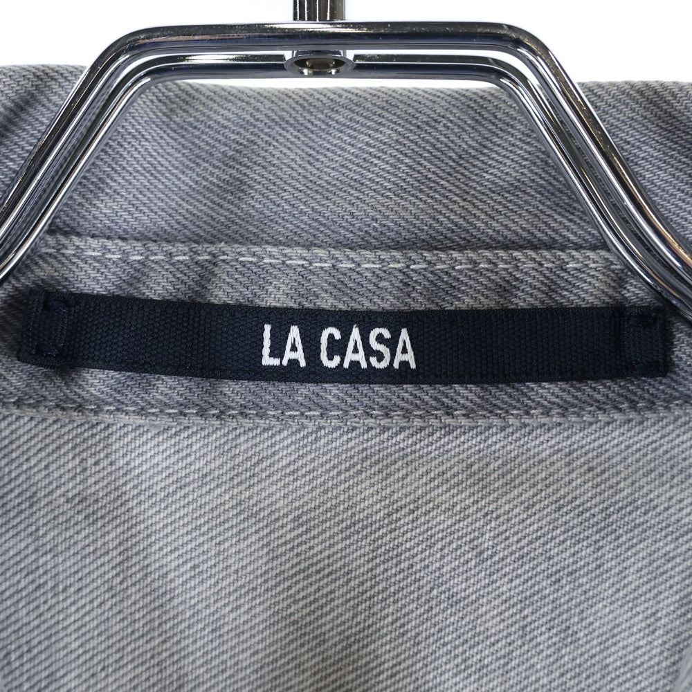 JACQUEMUS(ジャックムス) 24AW La Veste De Nimes Jacket 246DE027-1653-95A デニムジャケット ライトグレー