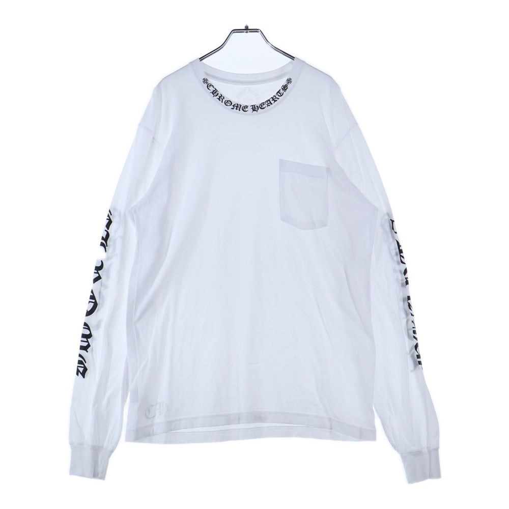 CHROME HEARTS(クロムハーツ) Neck Logo L/S Tee ネックロゴ