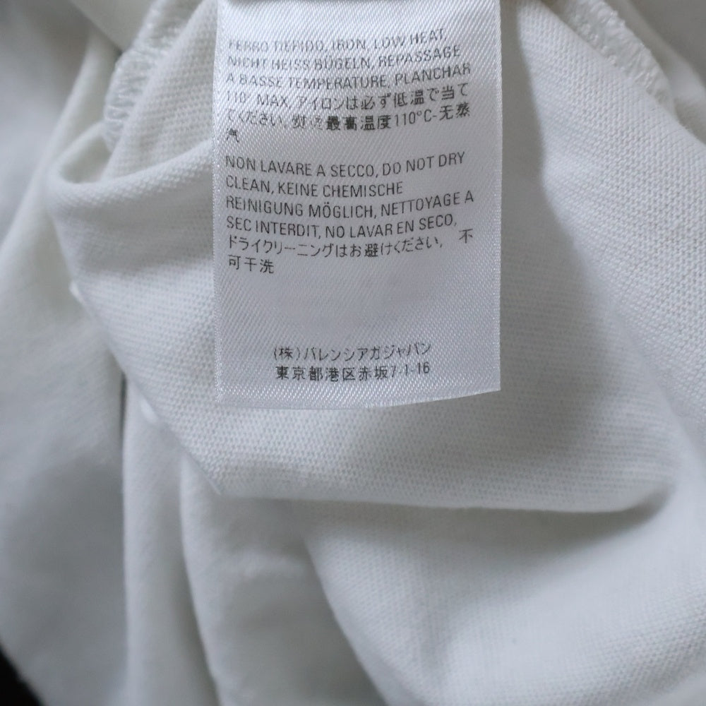 BALENCIAGA(バレンシアガ) 20AW News Logo Short Sleeve T-Shirt ニュース ロゴプリント半袖Tシャツ ホワイト 612966 TIVD1