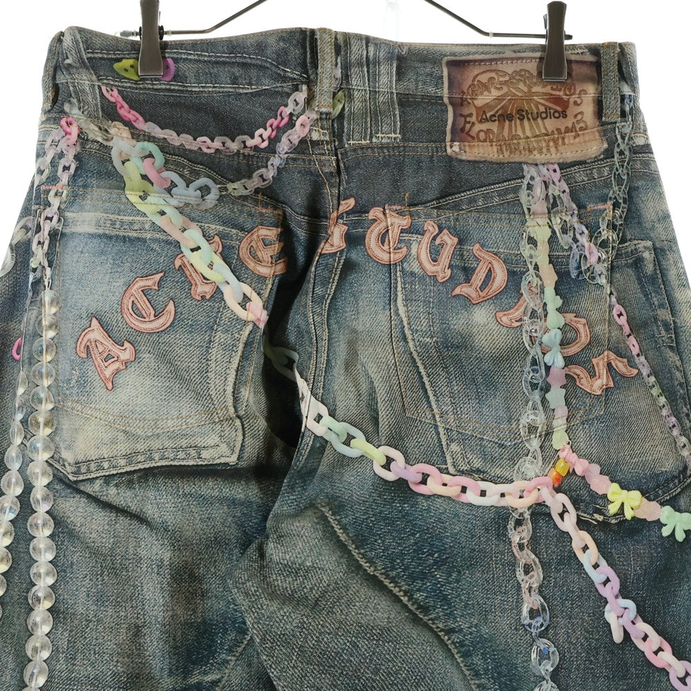 Acne Studios(アクネ ストゥディオズ) Baggy Fit Jeansルーズフィットジーンズ インディゴ 1981 FN-MN-TROU001101