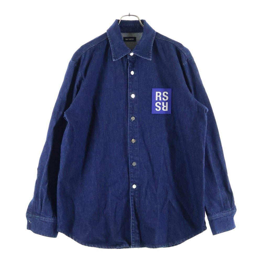 RAF SIMONS(ラフシモンズ) 21AW RSロゴオーバーサイズデニムシャツ 212-W245