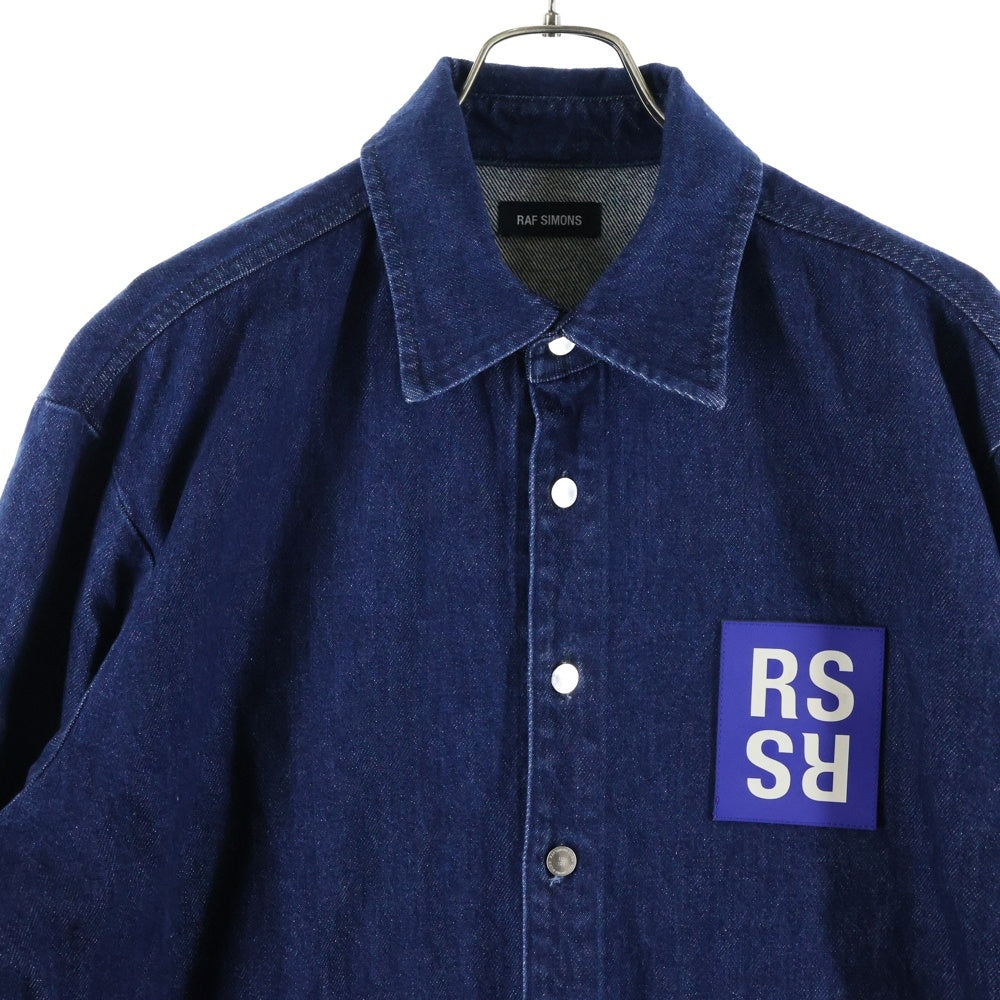 RAF SIMONS(ラフシモンズ) 21AW RSロゴオーバーサイズデニムシャツ 212-W245
