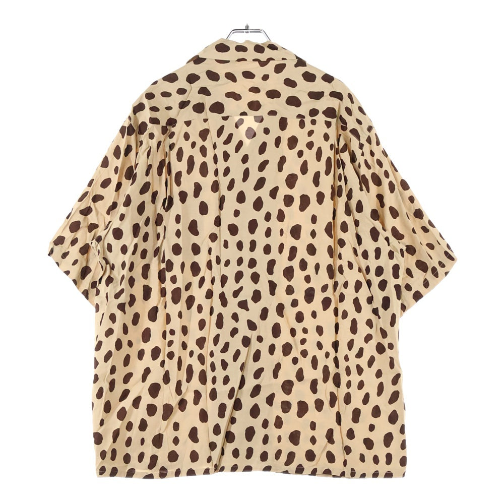 WACKO MARIA(ワコマリア) 24SS HAWAIIAN SHIRTS TYPE-2 24SS-WMS-HI02 レオパード 総柄 レーヨン ハワイアンシャツ