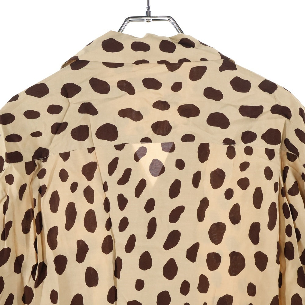 WACKO MARIA(ワコマリア) 24SS HAWAIIAN SHIRTS TYPE-2 24SS-WMS-HI02 レオパード 総柄 レーヨン ハワイアンシャツ