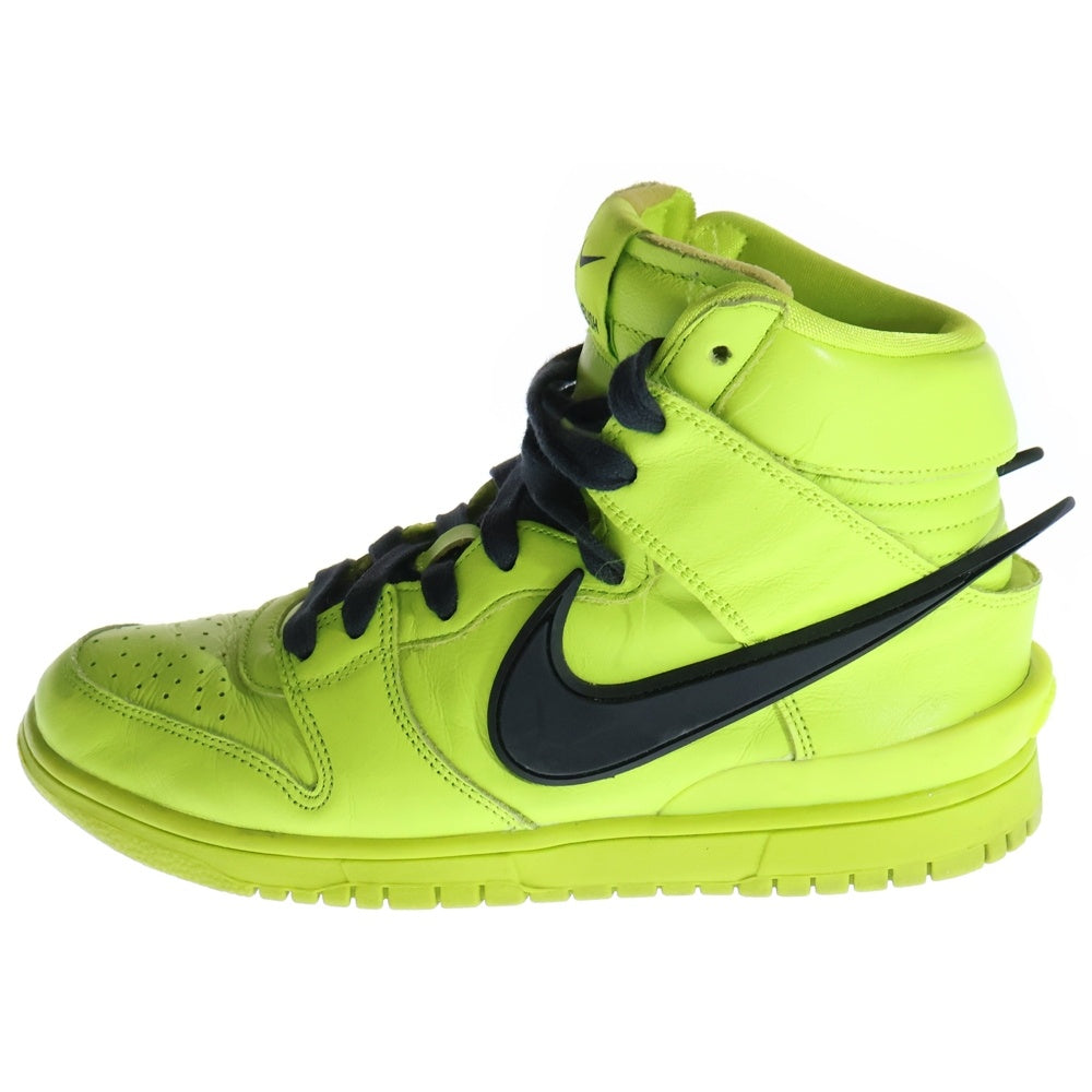 NIKE(ナイキ) ×AMBUSH NIKE DUNK HI CU7544-300 アンブッシュ ダンク ハイカットスニーカー シューズ イエロー US7.5/25.5cm