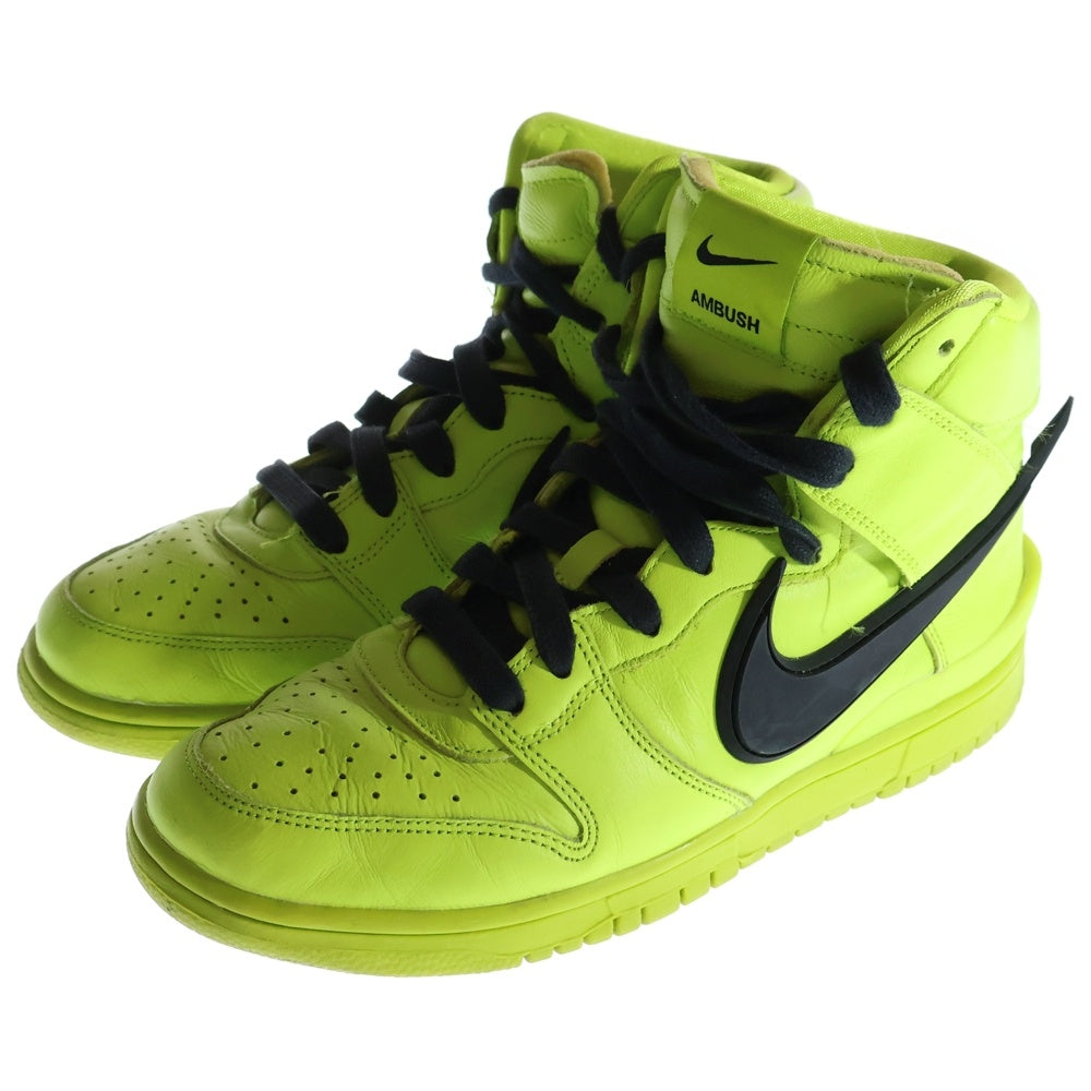 NIKE(ナイキ) ×AMBUSH NIKE DUNK HI CU7544-300 アンブッシュ ダンク ハイカットスニーカー シューズ イエロー US7.5/25.5cm