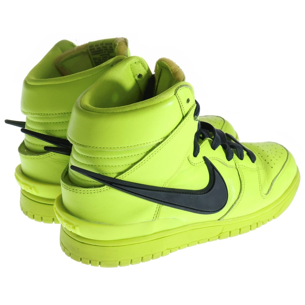 NIKE(ナイキ) ×AMBUSH NIKE DUNK HI CU7544-300 アンブッシュ ダンク ハイカットスニーカー シューズ イエロー US7.5/25.5cm