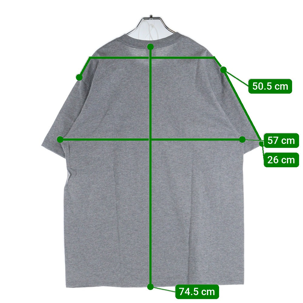 SUPREME(シュプリーム) 24SS RECORDS TEE BLACK レコード 半袖クルーネックTシャツ グレー