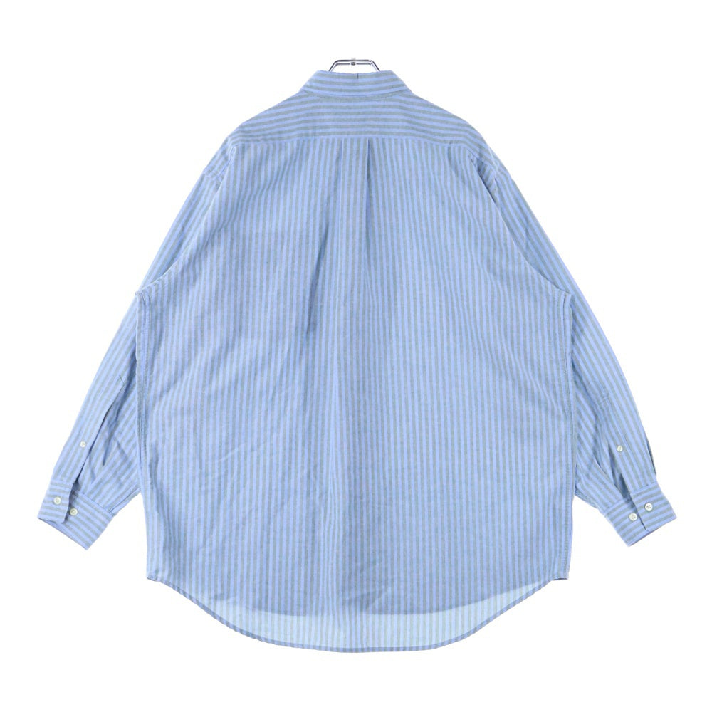 L.L.Bean(エルエルビーン) ×BEAMS Easy-Care Long Sleeve B.D shirts ストライプ長袖シャツ 3175-1221 ブルー