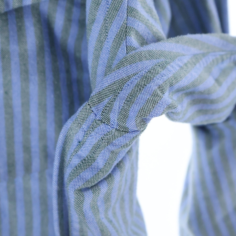 L.L.Bean(エルエルビーン) ×BEAMS Easy-Care Long Sleeve B.D shirts ストライプ長袖シャツ 3175-1221 ブルー