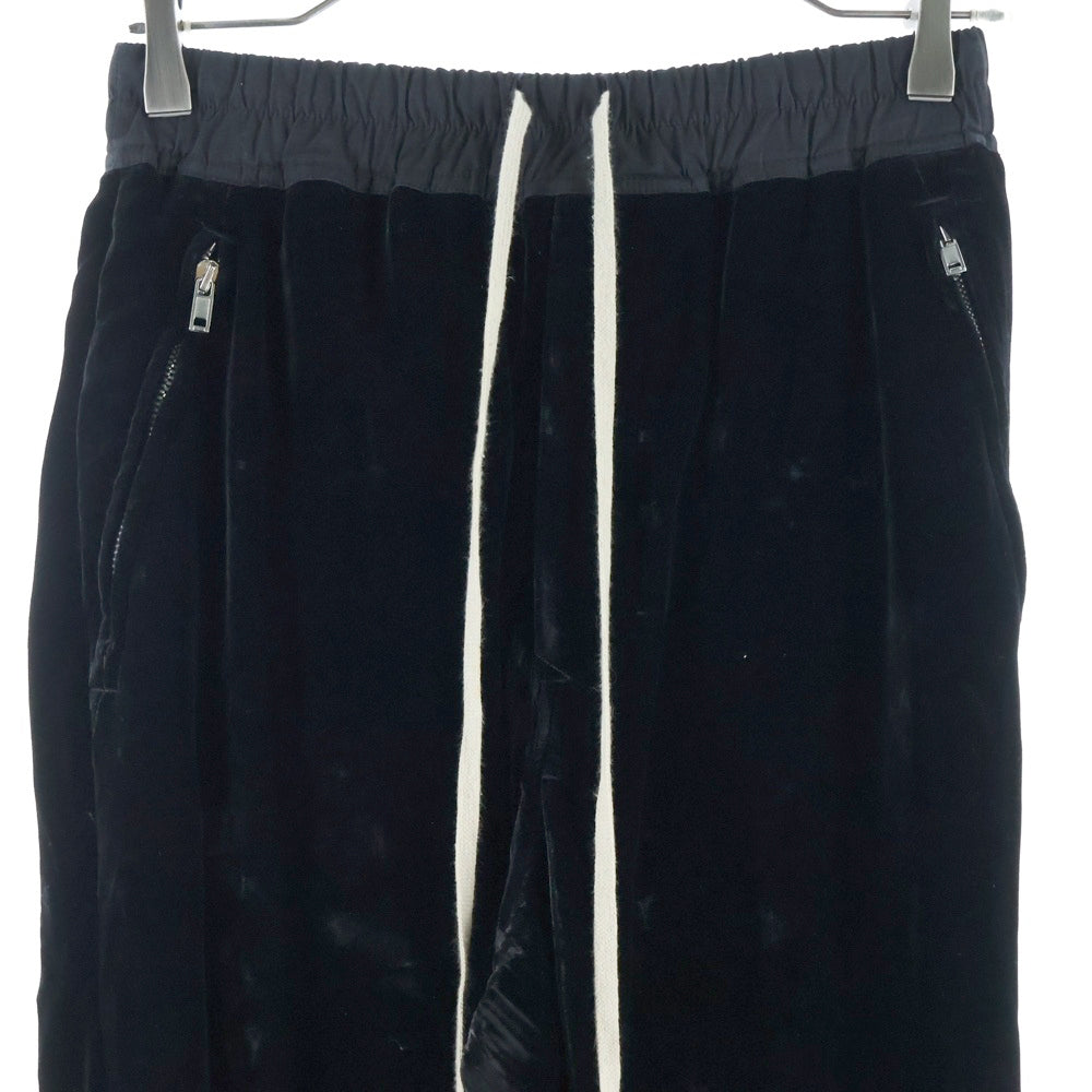 Rick Owens(リックオウエンス) ドローストリングベロアサルエルパンツ RP02A7318‐Vレディース