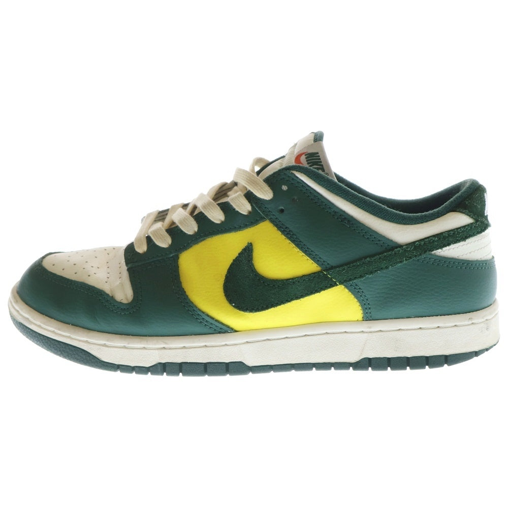 NIKE(ナイキ) WMNS Dunk Low SE Noble Green ダンクロー ローカットスニーカー グリーン/イエロー FD0350-133 US11/28cm