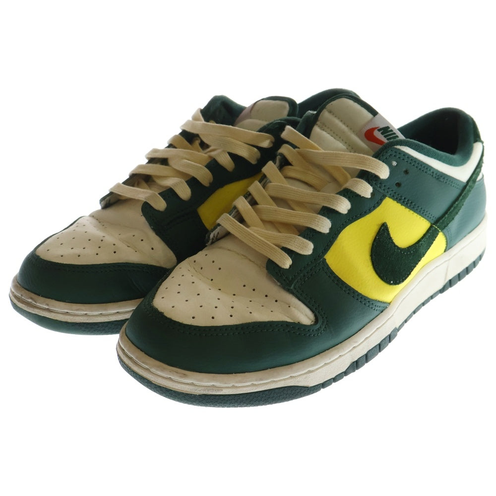 NIKE(ナイキ) WMNS Dunk Low SE Noble Green ダンクロー ローカットスニーカー グリーン/イエロー FD0350-133 US11/28cm