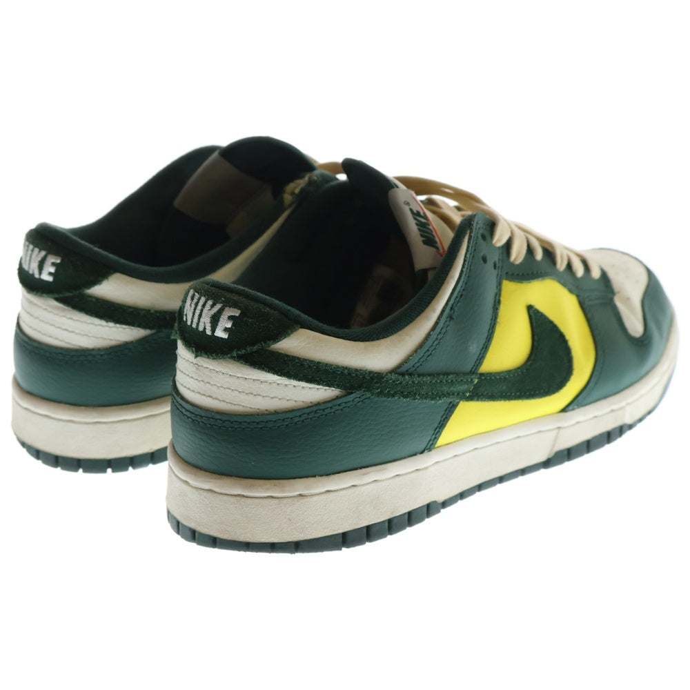 NIKE(ナイキ) WMNS Dunk Low SE Noble Green ダンクロー ローカットスニーカー グリーン/イエロー FD0350-133 US11/28cm