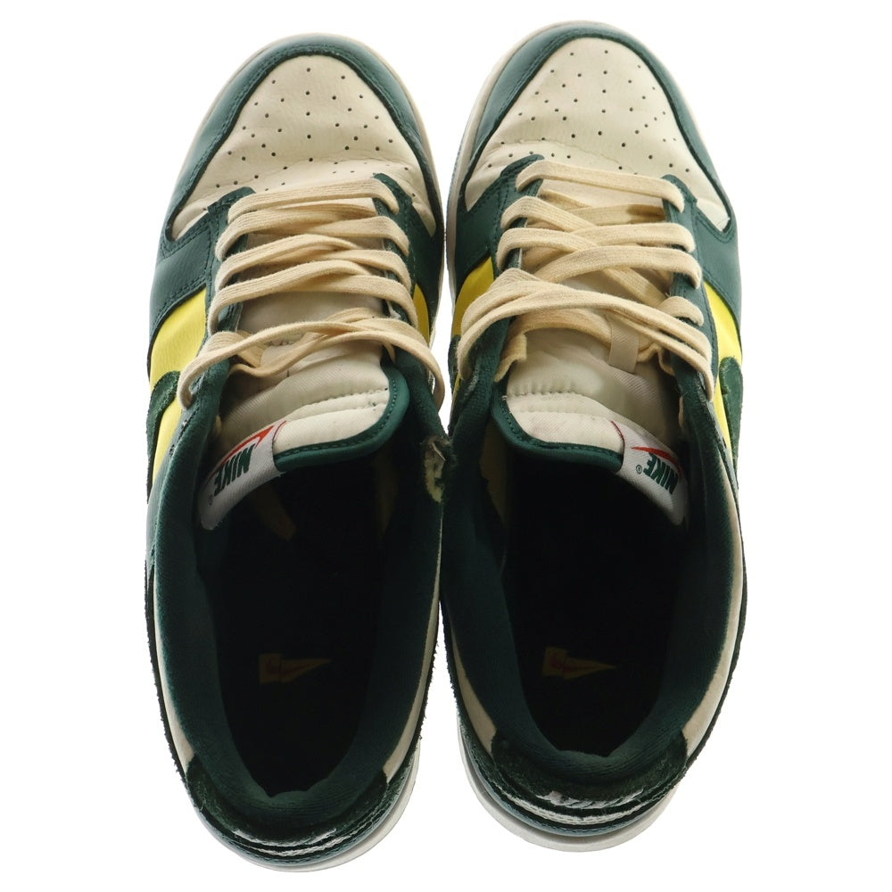 NIKE(ナイキ) WMNS Dunk Low SE Noble Green ダンクロー ローカットスニーカー グリーン/イエロー FD0350-133 US11/28cm
