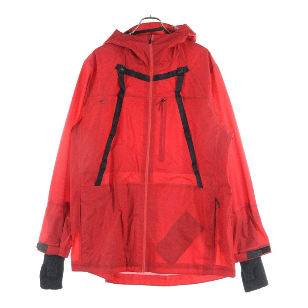 NIKE(ナイキ) x MMW 3-Layer Jacket Red Matthew Williams CK1540-657 ×マシューウィリアムス レイヤード ジャケット レッド ジップップブルゾン
