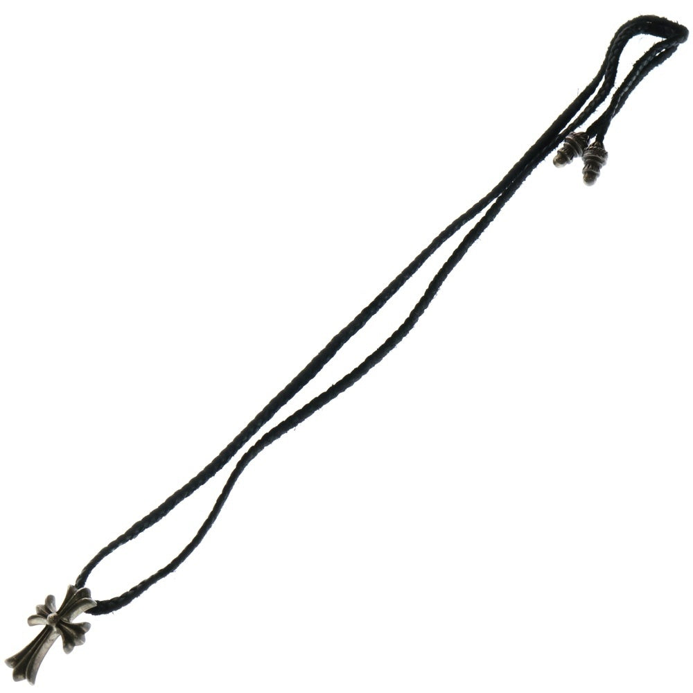 CHROME HEARTS(クロムハーツ) CH CRS SMLスモールCHクロス BC ボロチップブレイド ネックレス シルバー BCA220