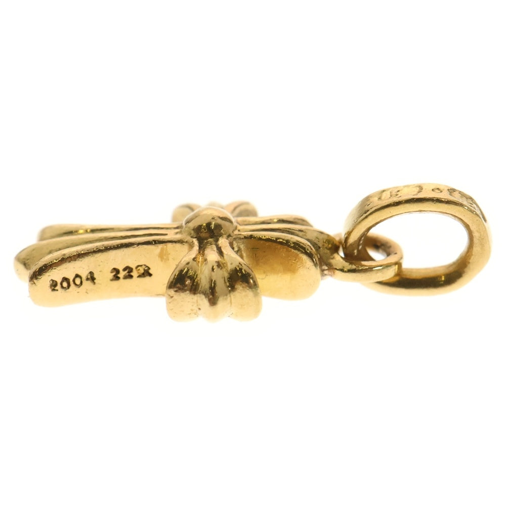 CHROME HEARTS(クロムハーツ) 22K CRS BBYFAT P/DIA ベイビーファットクロス PAVEダイヤ ペンダントトップ ゴールド BCA035