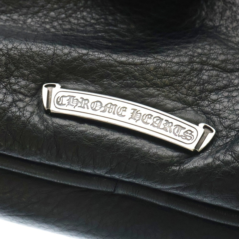 CHROME HEARTS(クロムハーツ) JJ DEAN MEDIUM JJディーン ミディアム レザーライダースハンドバッグ ブラック