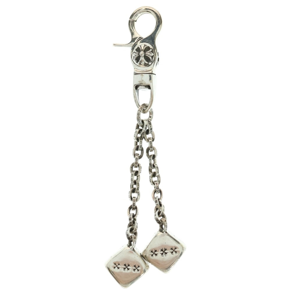 CHROME HEARTS(クロムハーツ) DICE DBL ダブルダイス キーチェーン シルバー