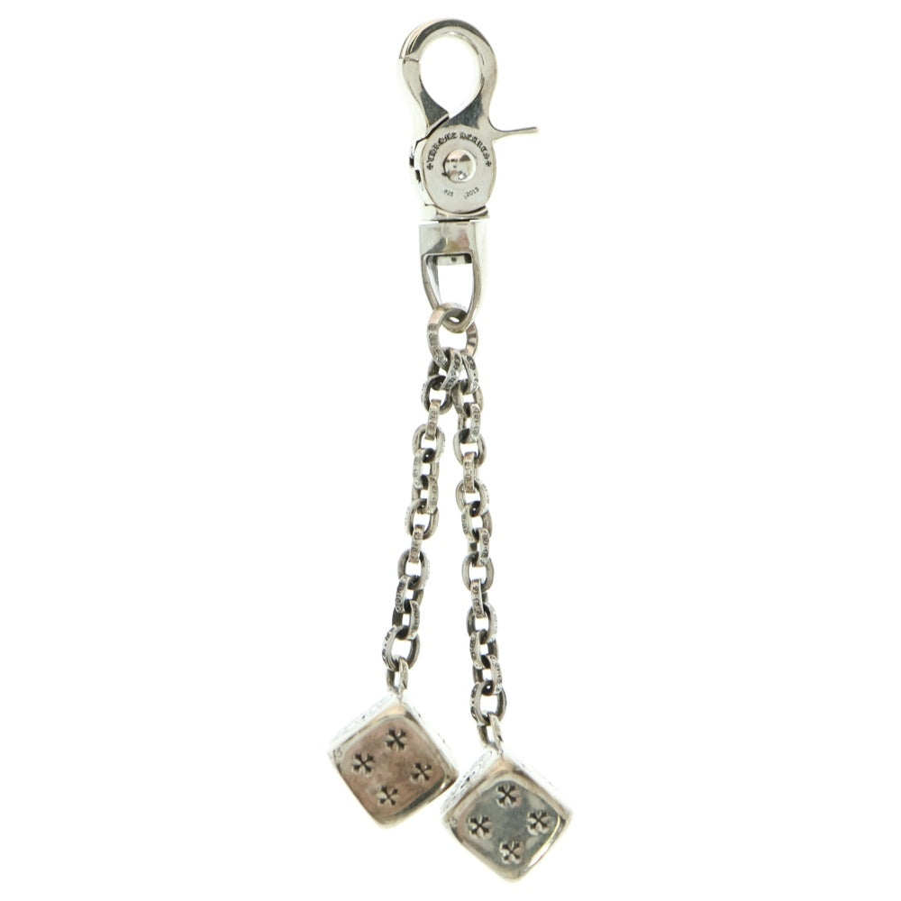 CHROME HEARTS(クロムハーツ) DICE DBL ダブルダイス キーチェーン シルバー
