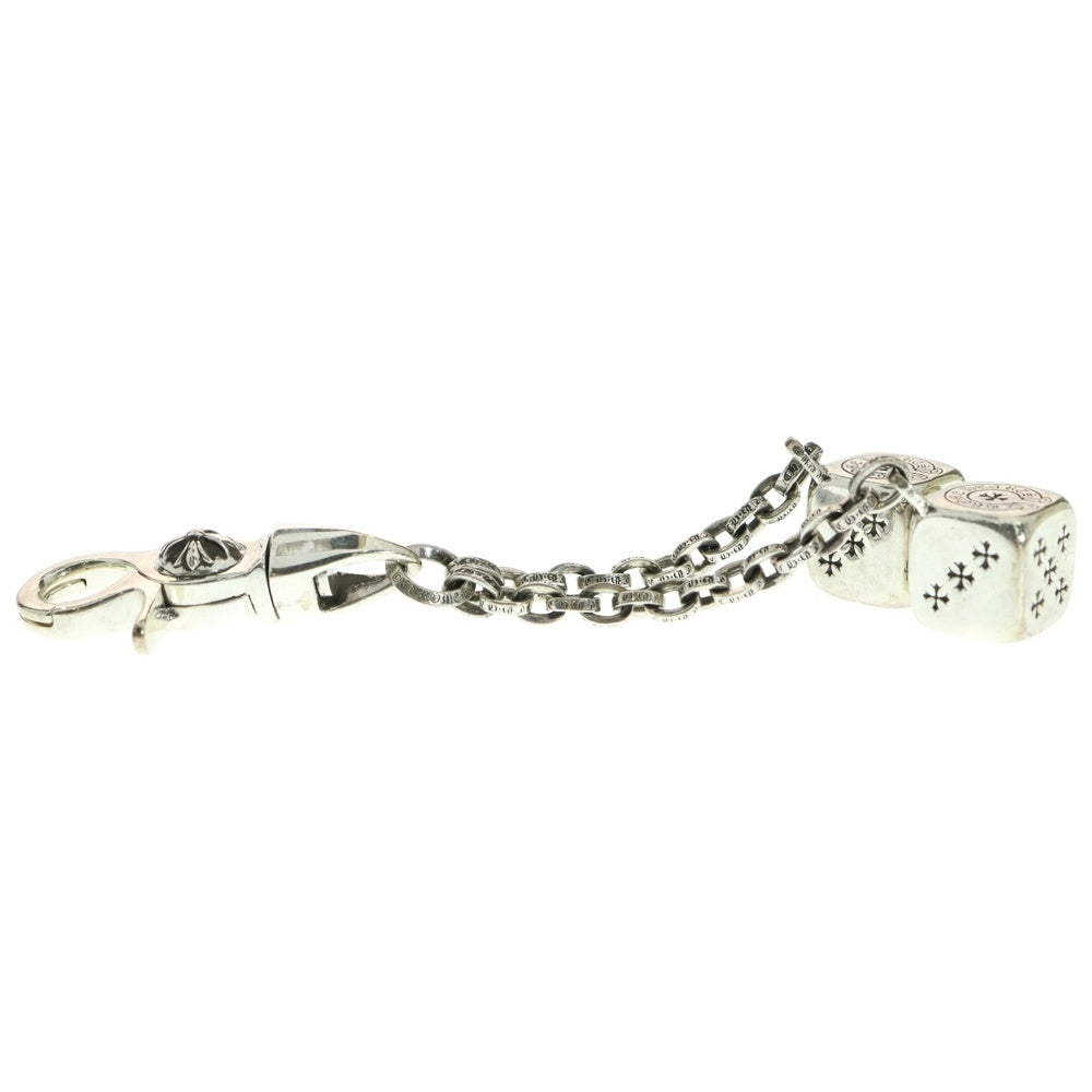 CHROME HEARTS(クロムハーツ) DICE DBL ダブルダイス キーチェーン シルバー